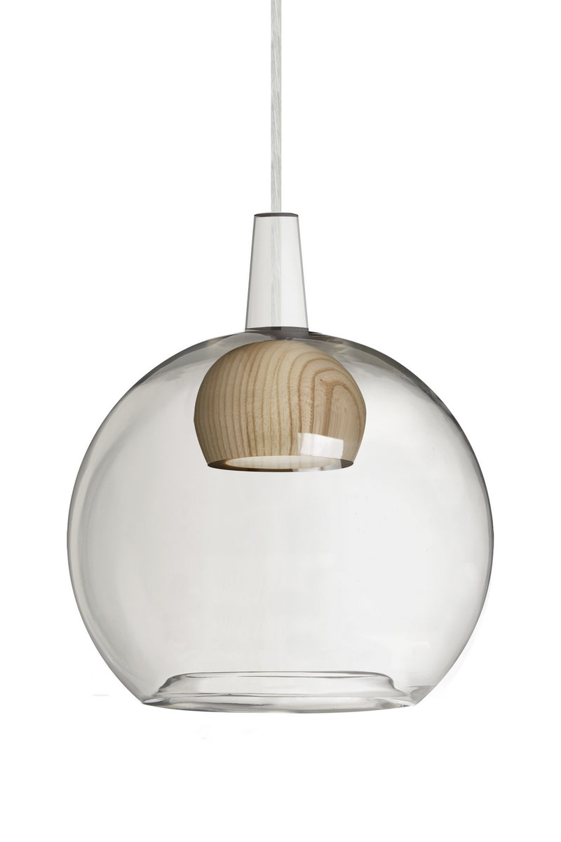 Besa 1JT-BENJICLNA-LED-SN LED Pendant, Satin Nickel