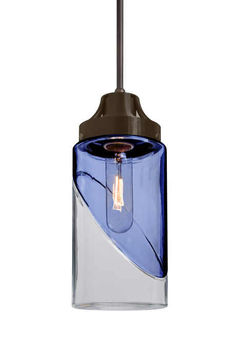 Besa 1JT-BLINKBL-BR One Light Pendant, Bronze