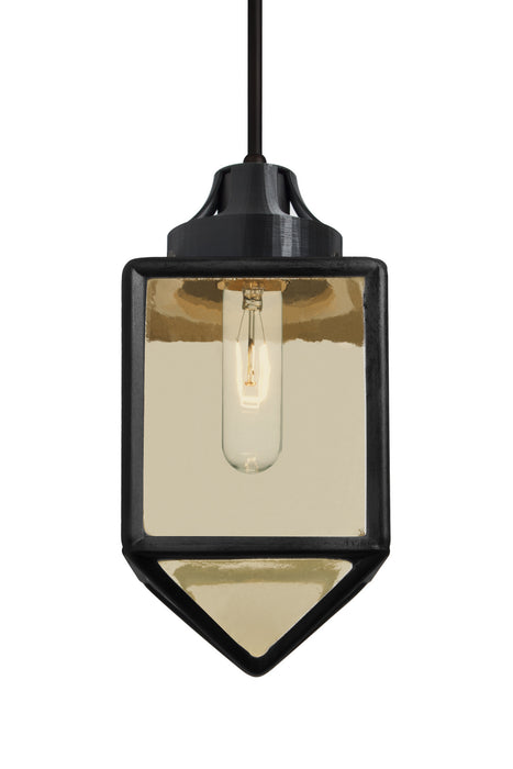 Besa 1JT-BRAVOBK-BK One Light Pendant, Black