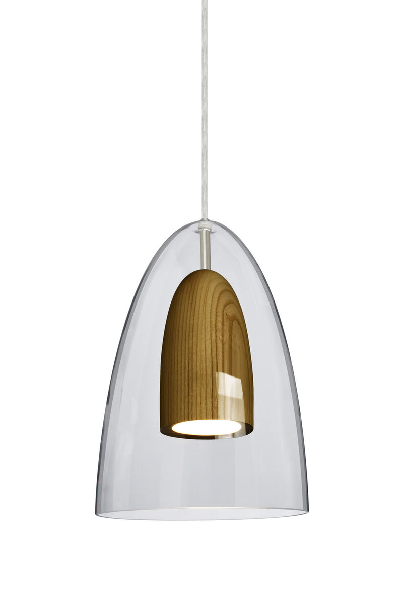 Besa 1JT-DANOCLMD-LED-SN LED Pendant, Satin Nickel