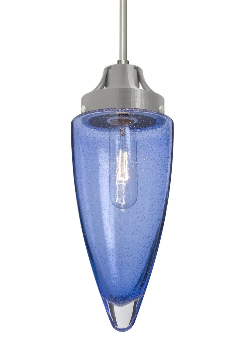 Besa 1JT-SULUBL-SN One Light Pendant, Satin Nickel
