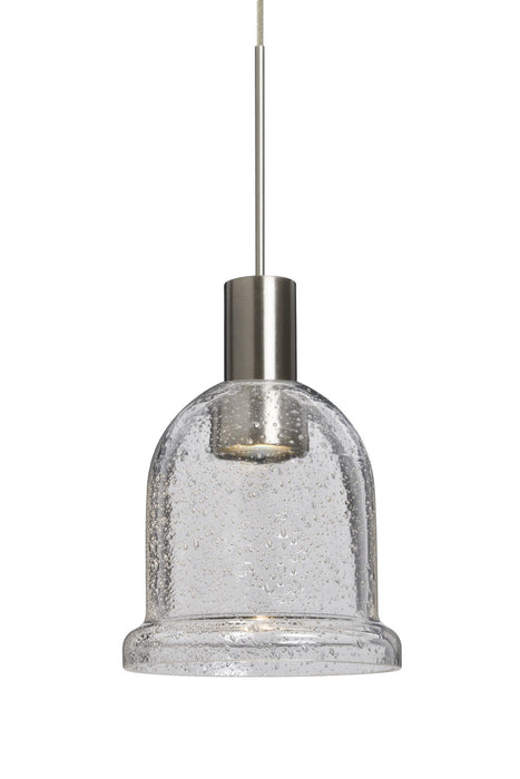 Besa 1XC-KIBACL-LED-SN LED Pendant, Satin Nickel