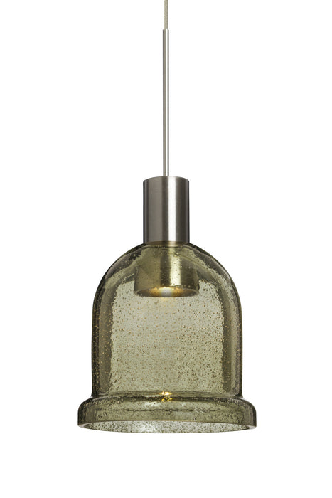 Besa 1XC-KIBALT-LED-SN LED Pendant, Satin Nickel