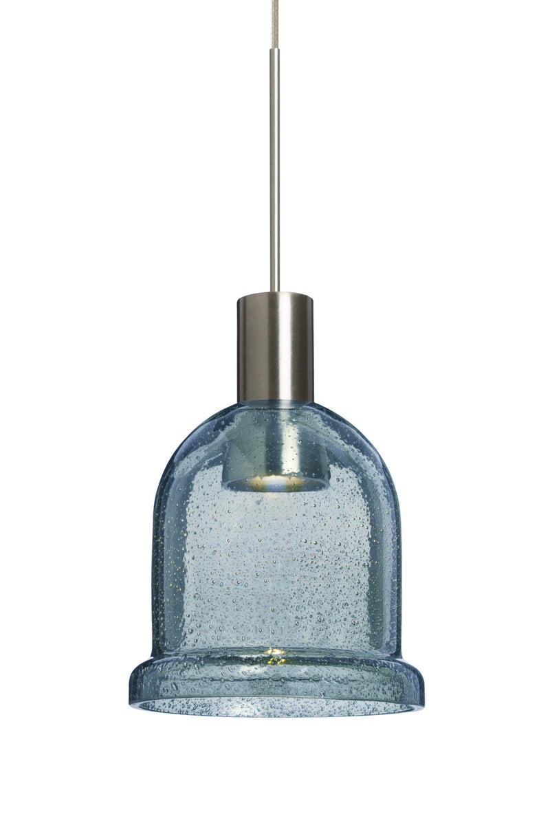 Besa 1XT-KIBABL-LED-SN Pendant, Satin Nickel