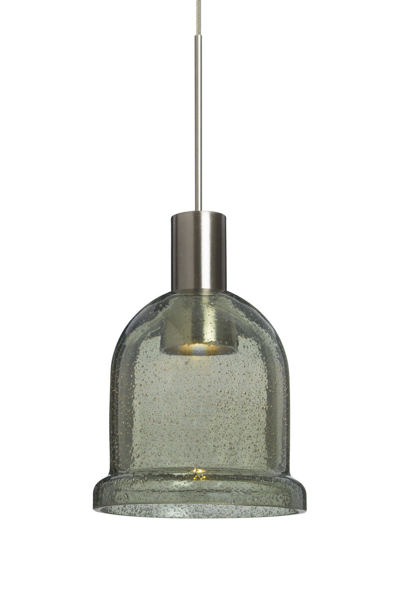 Besa 1XT-KIBAMS-LED-SN Pendant, Satin Nickel
