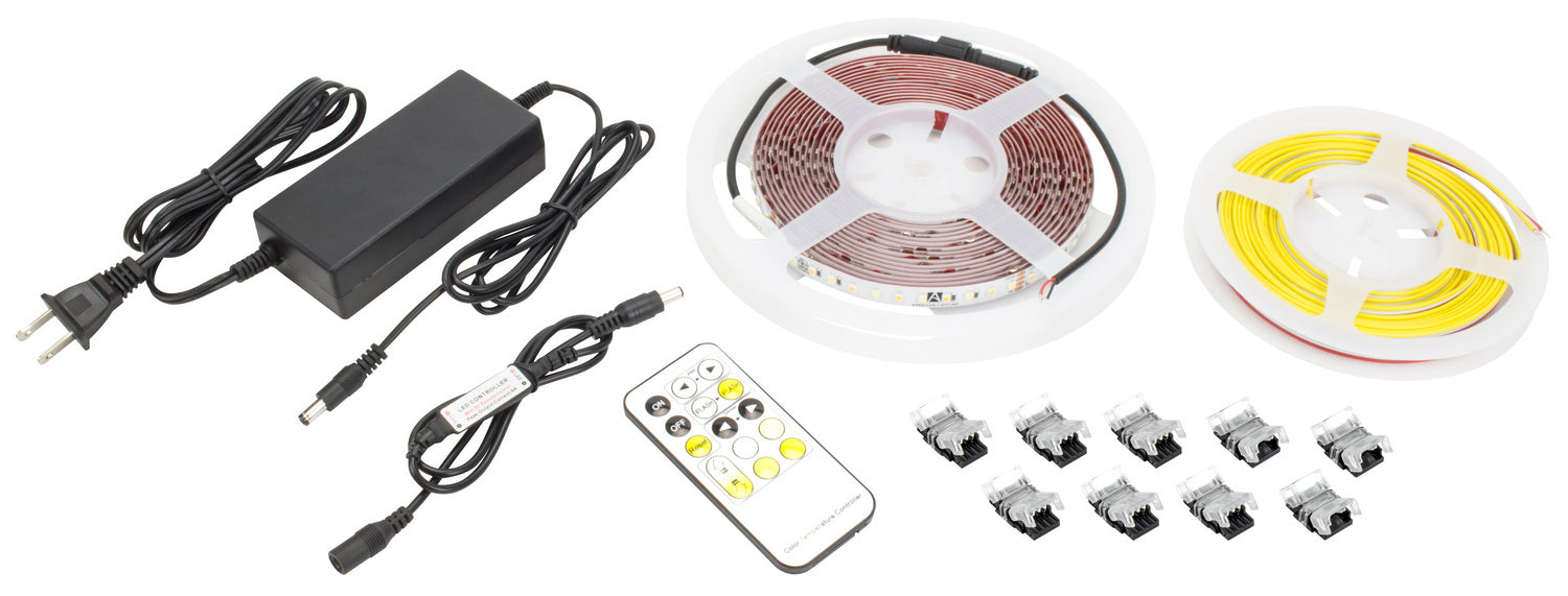 American Lighting HTL-TW-5MKIT Tape Light, White