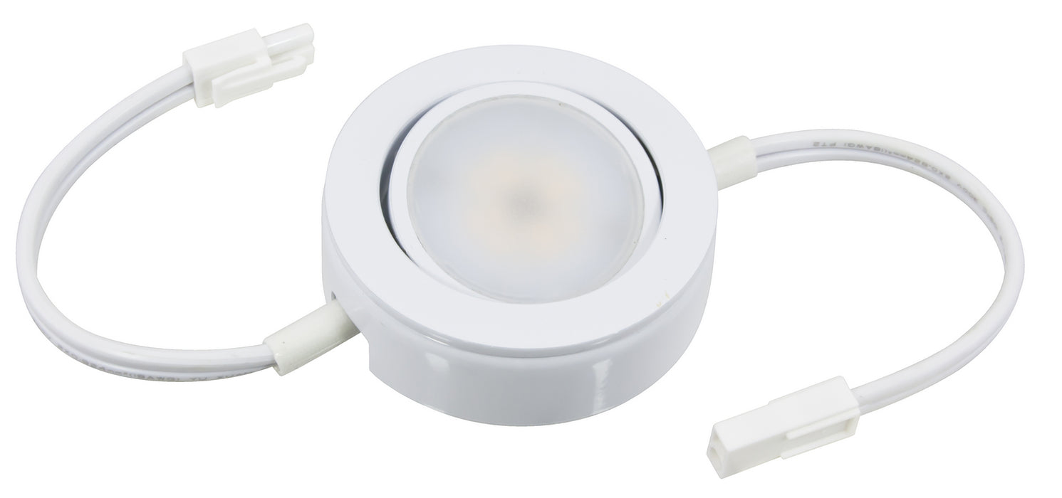 American Lighting MVP-1-30-WH-B LED Puck Light, Black