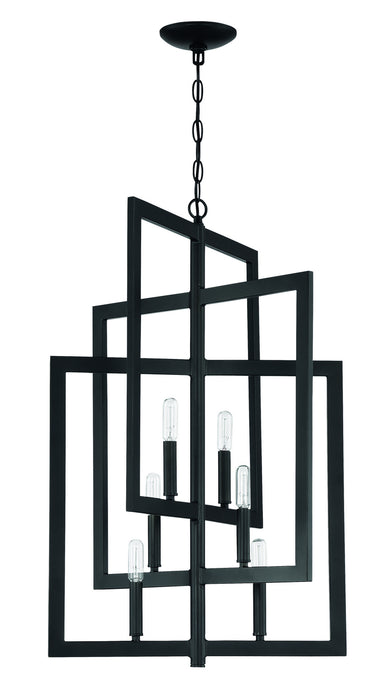 Craftmade 44936-ESP Six Light Foyer Pendant, Espresso