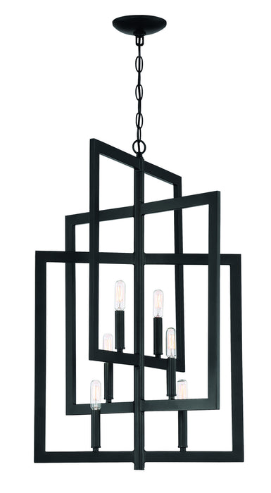 Craftmade 44936-ESP Six Light Foyer Pendant, Espresso