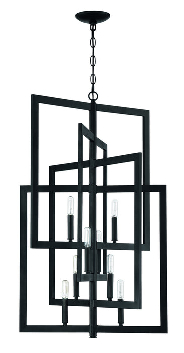 Craftmade 44938-ESP Eight Light Foyer Pendant, Espresso