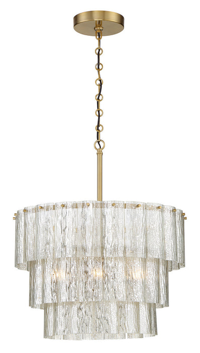 Craftmade 48690-SB 12 Light Pendant, Satin Brass