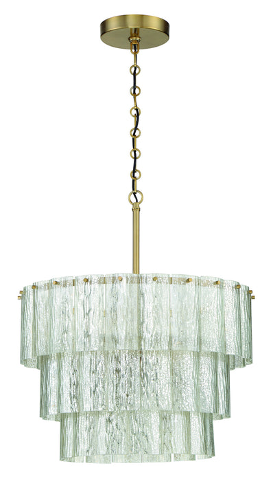 Craftmade 48690-SB 12 Light Pendant, Satin Brass