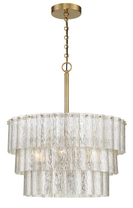 Craftmade 48694-SB Nine Light Pendant, Satin Brass