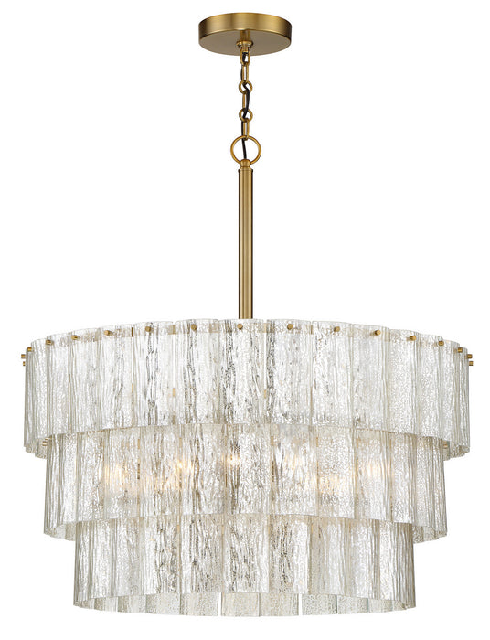 Craftmade 48696-SB Nine Light Pendant, Satin Brass