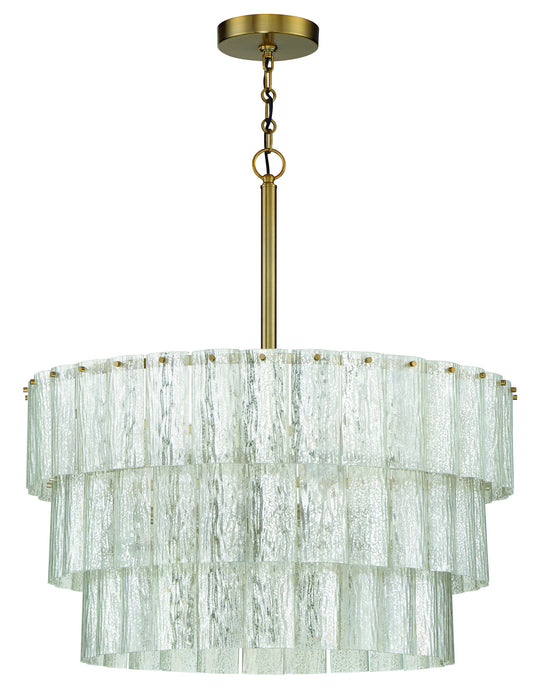 Craftmade 48696-SB Nine Light Pendant, Satin Brass