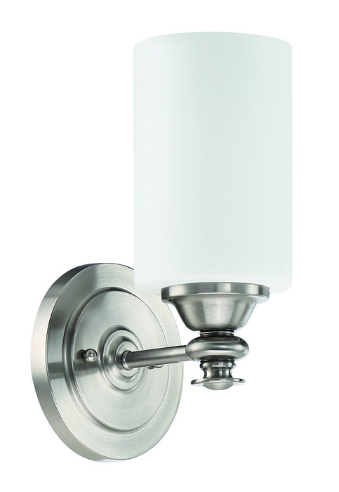 Craftmade 49801-BNK One Light Wall Sconce, Brushed Polished Nickel