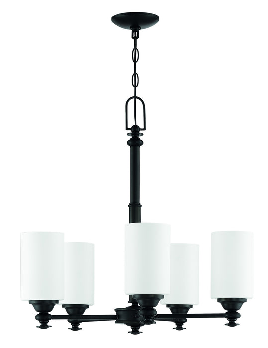 Craftmade 49825-ESP Five Light Chandelier, Espresso