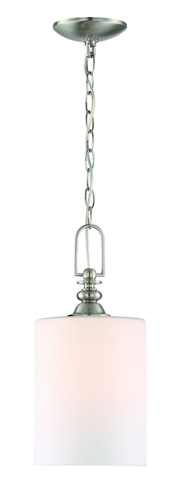 Craftmade 49891-BNK One Light Mini Pendant, Brushed Polished Nickel