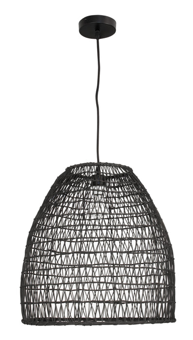 Craftmade P920MBK1 One Light Pendant, Matte Black