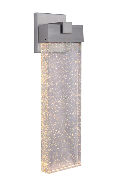Craftmade Z1624-SA-LED LED Wall Lantern, Satin Aluminum