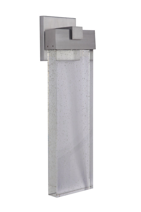 Craftmade Z1624-SA-LED LED Wall Lantern, Satin Aluminum