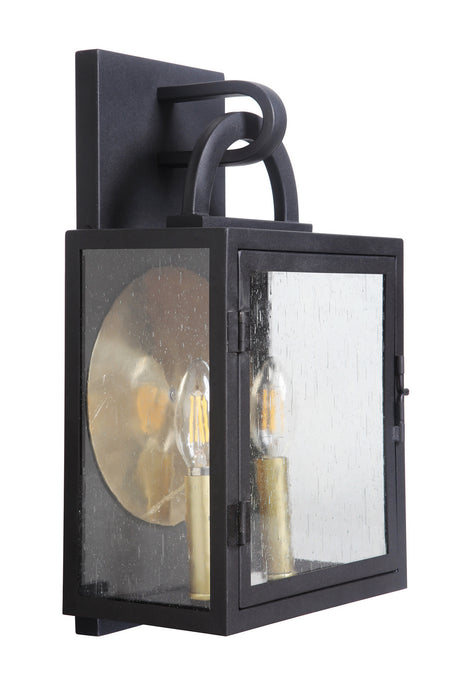 Craftmade ZA1612-TB Two Light Wall Mount, Textured Black