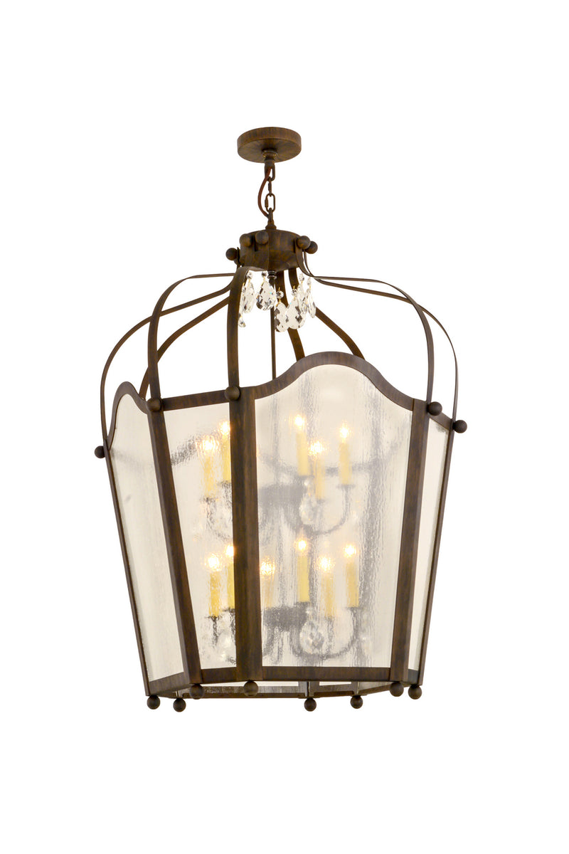 Meyda Tiffany 156751 12 Light Pendant, Classic Rust