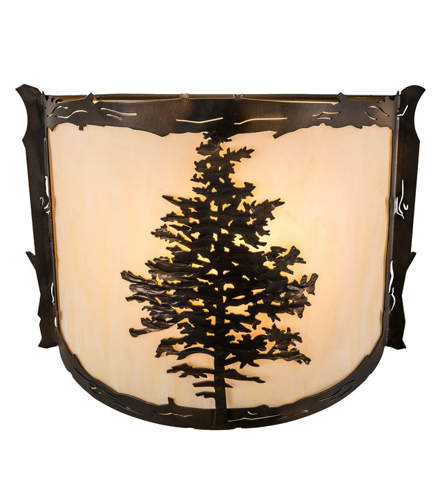 Meyda Tiffany 190071 One Light Wall Sconce, Dark Burnished Antique Copper