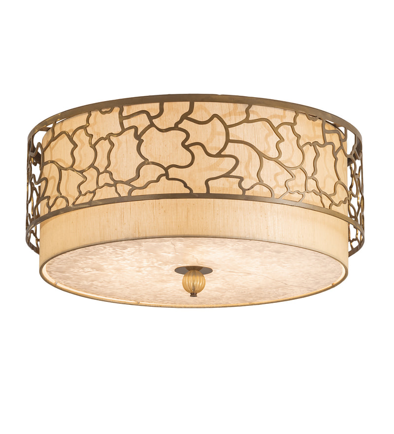 Meyda Tiffany 190172 LED Flushmount, Brass