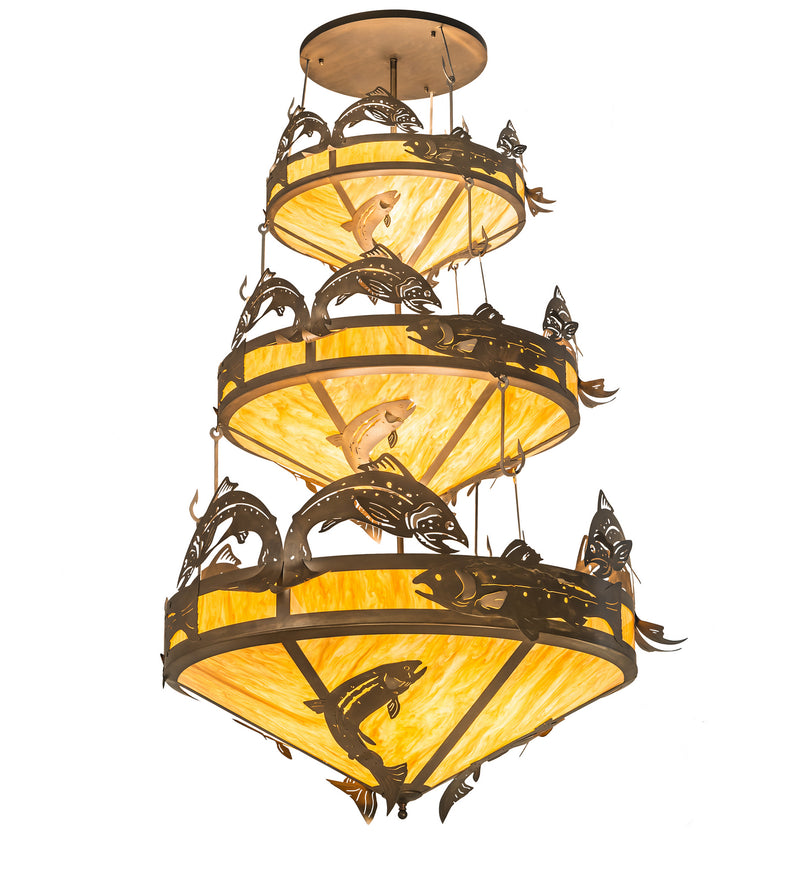 Meyda Tiffany 195815 18 Light Chandelier, Antique Copper