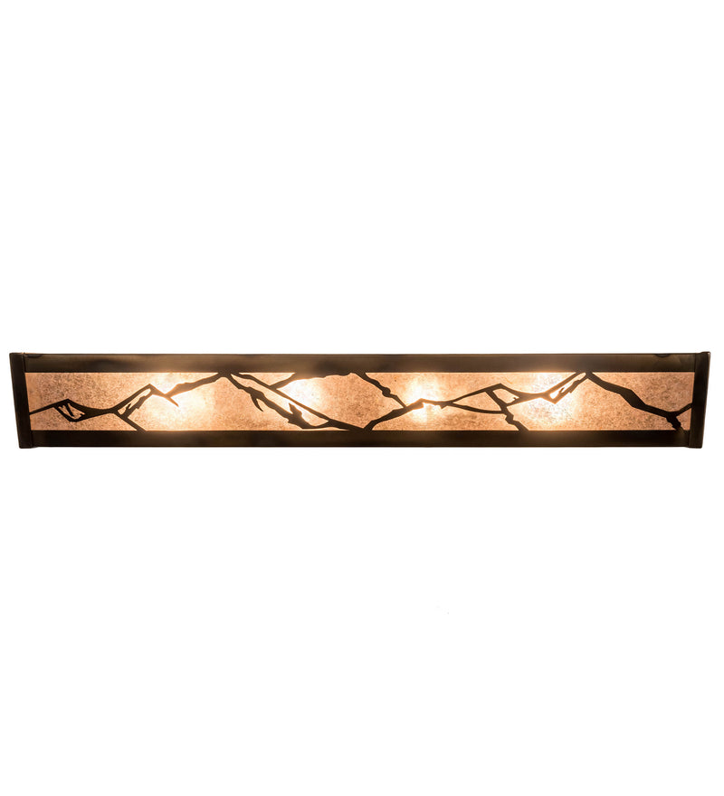 Meyda Tiffany 197108 Four Light Vanity, Dark Burnished Antique Copper