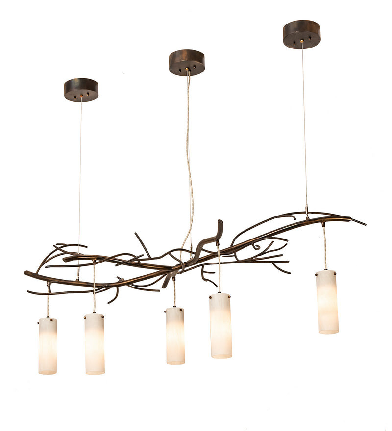 Meyda Tiffany 198075 LED Chandelier, Dark Burnished Antique Copper