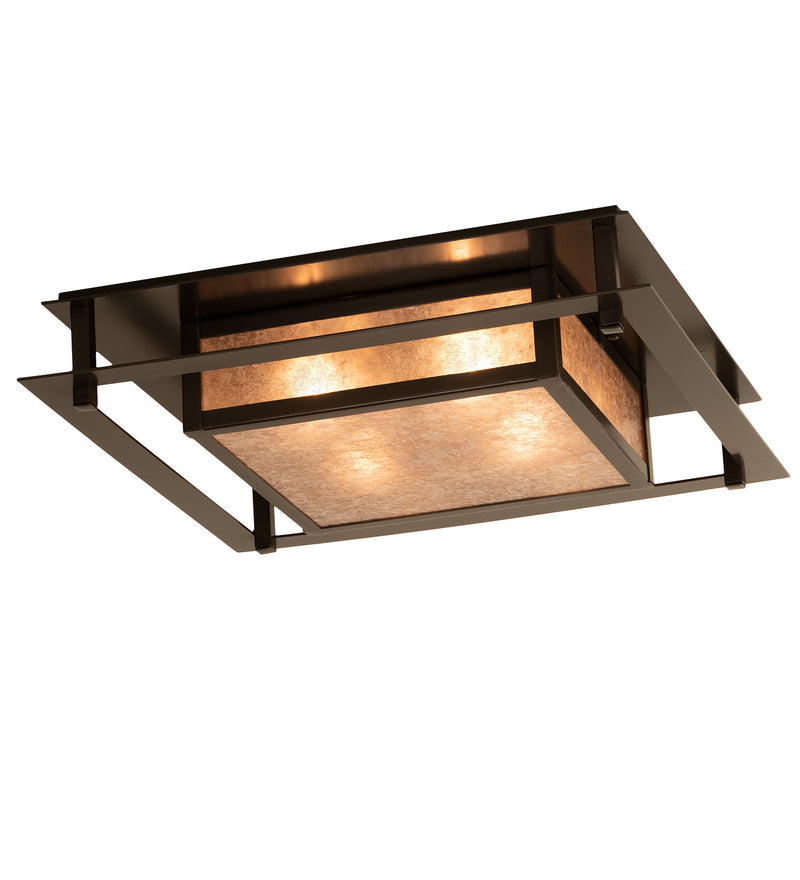 Meyda Tiffany 198760 LED Flushmount, Timeless Bronze