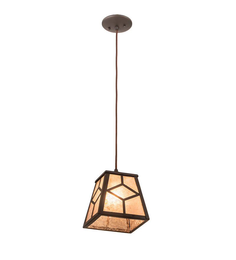 Meyda Tiffany 200559 One Light Mini Pendant, Oil Rubbed Bronze