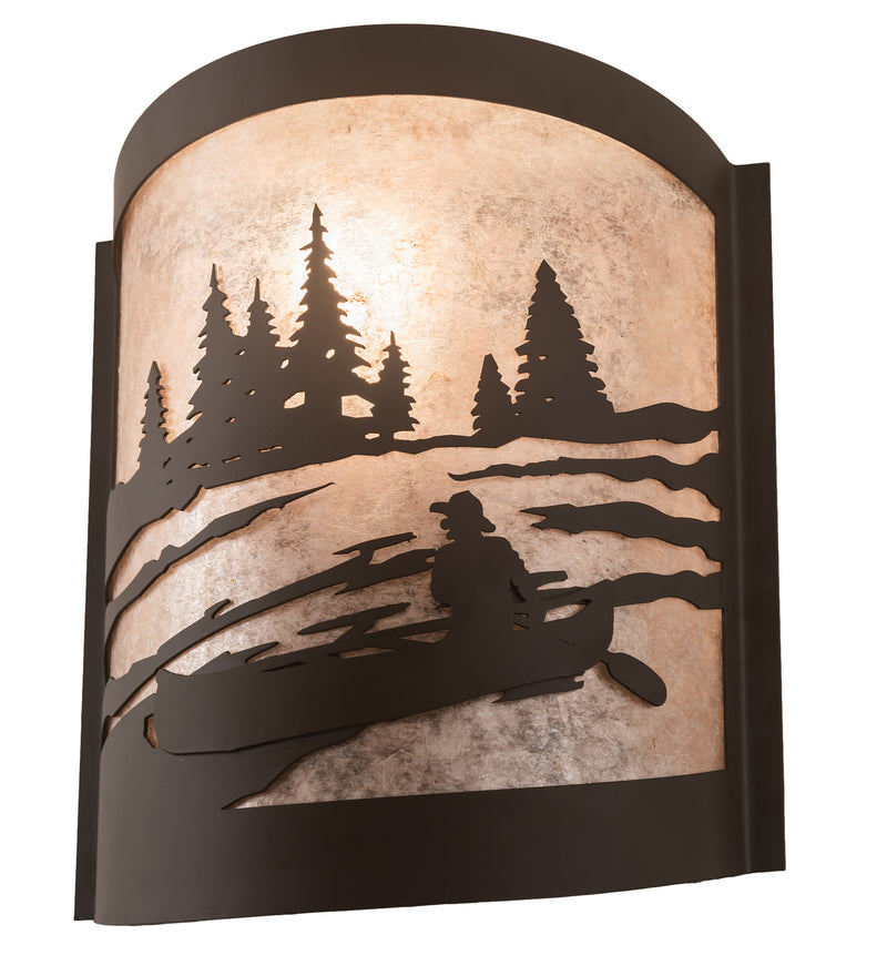 Meyda Tiffany 200795 One Light Wall Sconce, Oil Rubbed Bronze