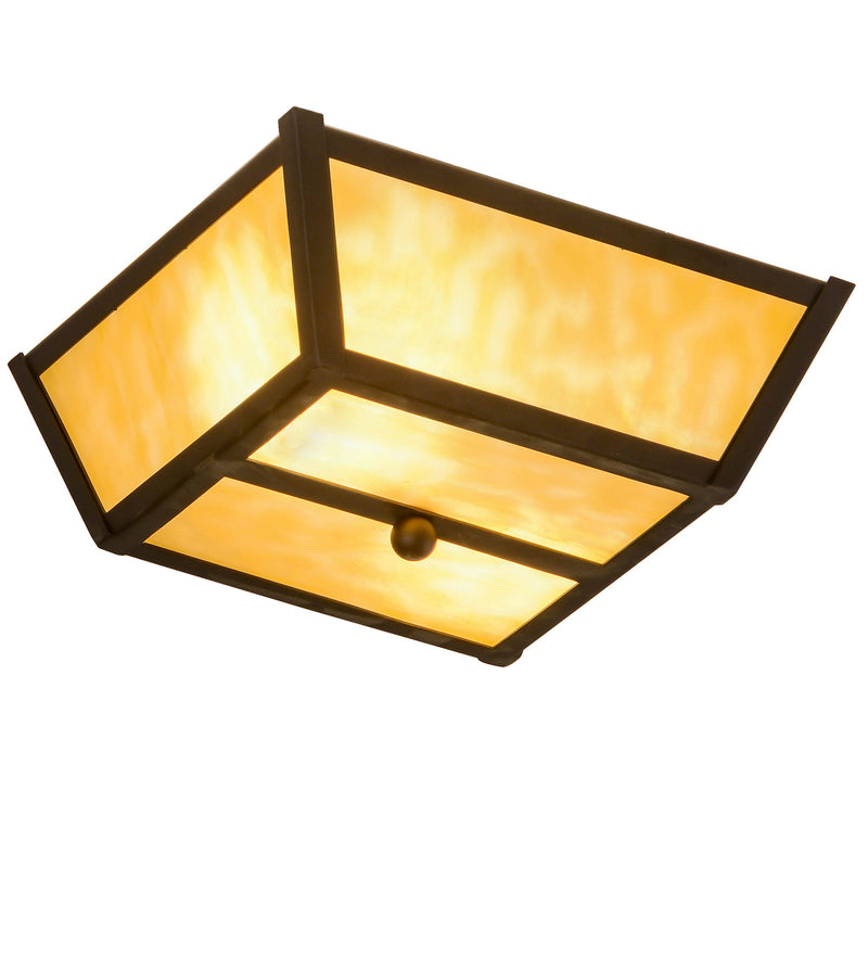 Meyda Tiffany 201514 Two Light Flushmount, Oil Rubbed Bronze
