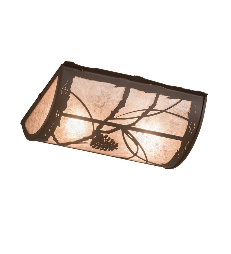 Meyda Tiffany 201983 Two Light Flushmount, Oil Rubbed Bronze