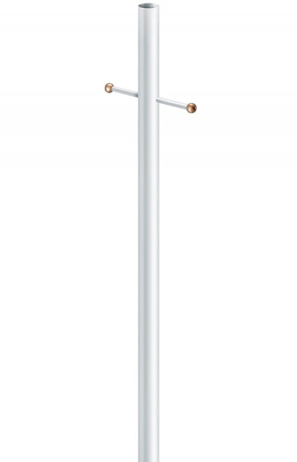 Wave Lighting 295-WH Outdoor Direct Burial Lamp Post, White