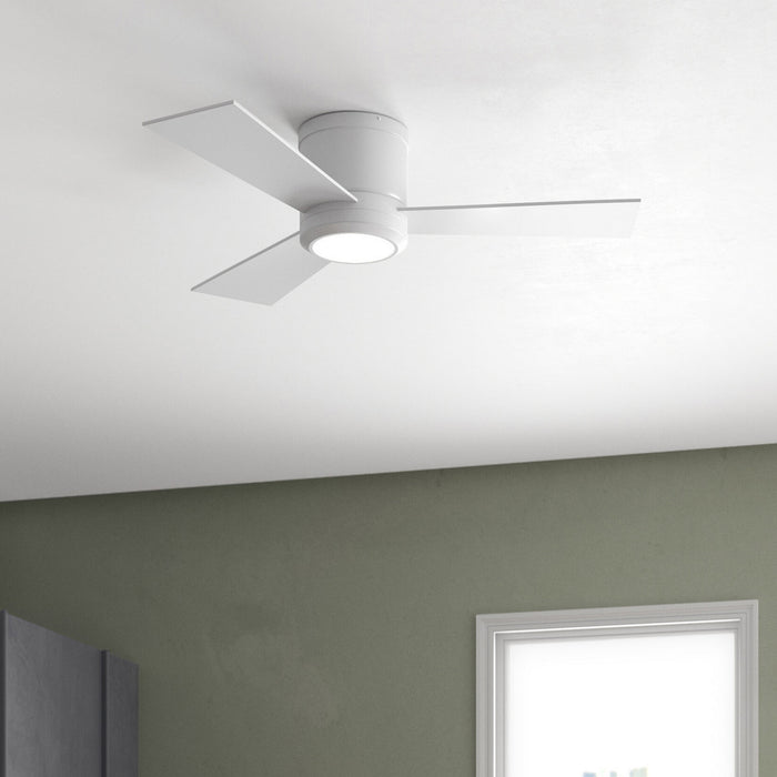 Generation Lighting 3CLYR42BSD-V1 42" Ceiling Fan, Brushed Steel