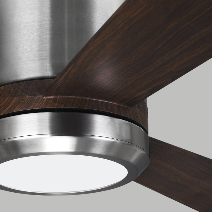 Generation Lighting 3CLYR52BSD-V1 52" Ceiling Fan, Brushed Steel