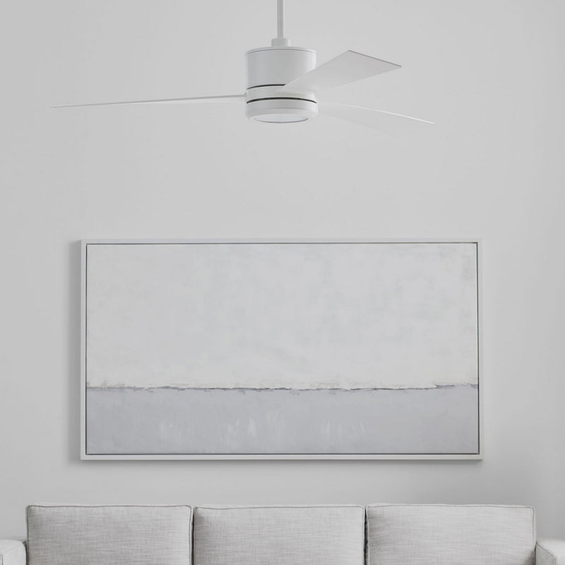 Generation Lighting 3VNR52RZWD-V1 52" Ceiling Fan, Matte White