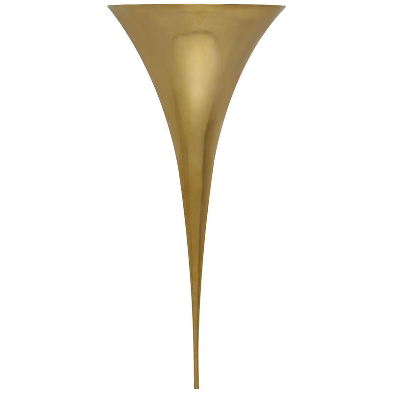 Visual Comfort Signature ARN 2260HAB One Light Wall Sconce, Hand-Rubbed Antique Brass