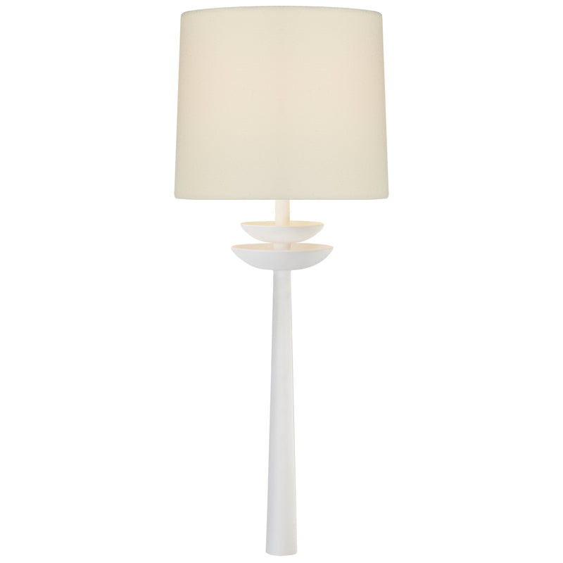 Visual Comfort Signature ARN 2301WHT-L One Light Wall Sconce, Matte White