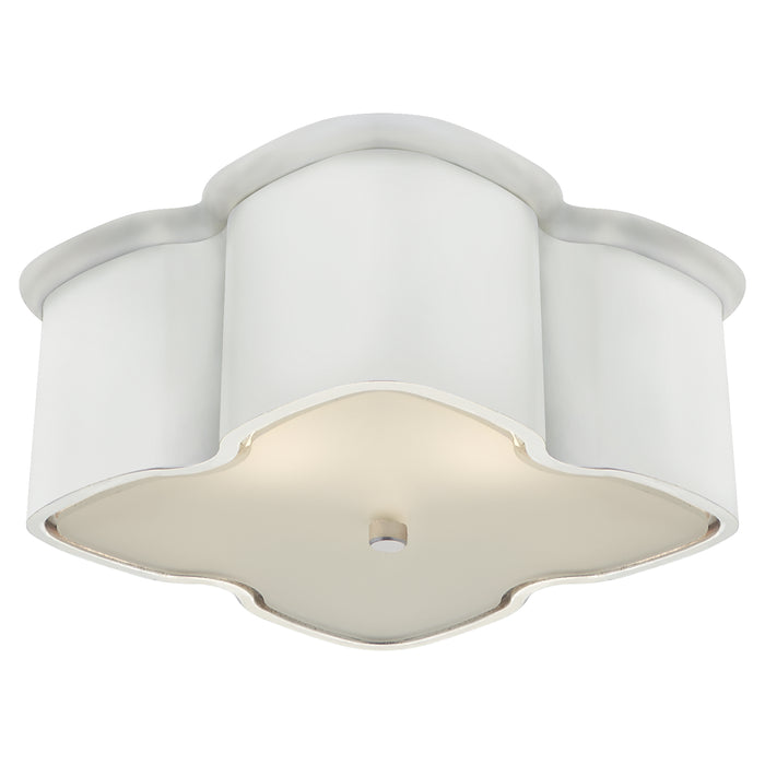 Visual Comfort Signature ARN 4041WHT Two Light Flush Mount, Plaster White