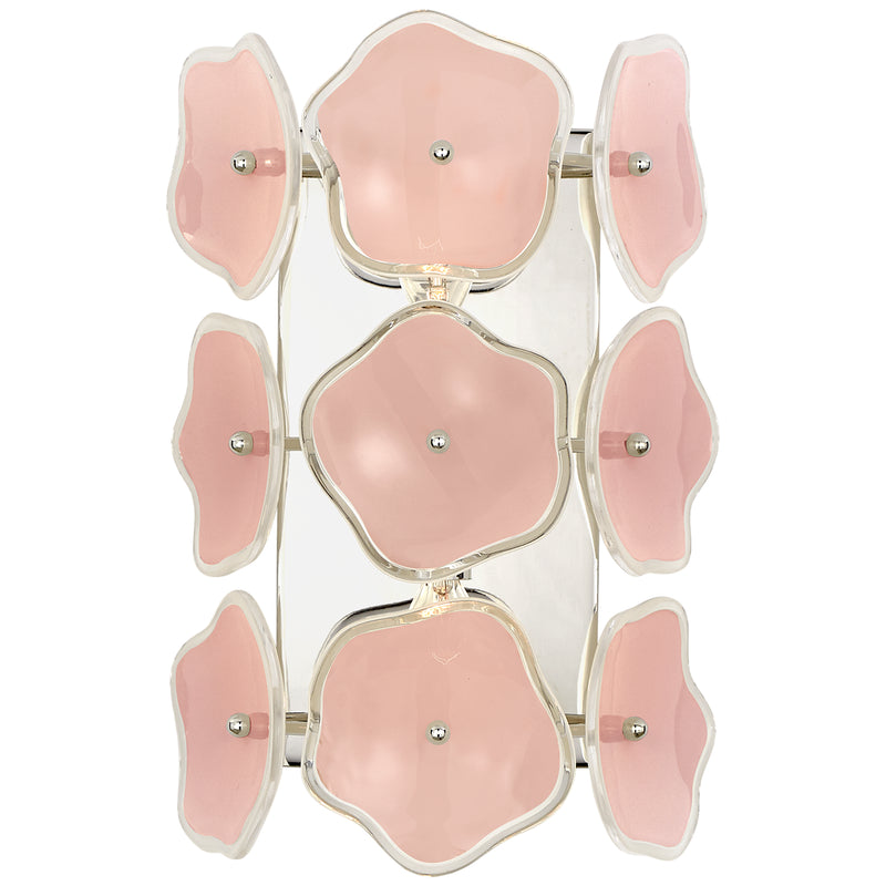 Visual Comfort Signature KS 2065PN-BLS Two Light Wall Sconce, Polished Nickel