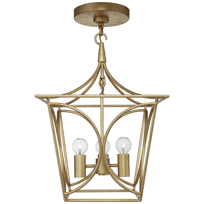Visual Comfort Signature KS 5143G Four Light Mini Lantern, Gild