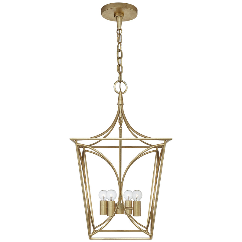 Visual Comfort Signature KS 5144G Four Light Lantern, Gild