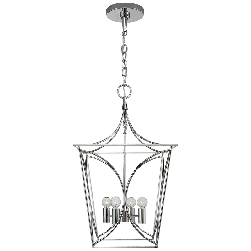 Visual Comfort Signature KS 5144PN Four Light Lantern, Polished Nickel