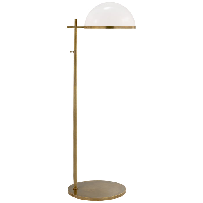 Visual Comfort Signature KW 1240AB-WG One Light Floor Lamp, Antique-Burnished Brass
