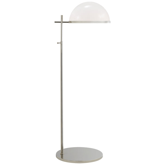 Visual Comfort Signature KW 1240PN-WG One Light Floor Lamp, Polished Nickel